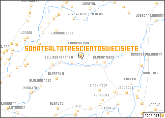 map of Somate Alto Trescientos Diecisiete
