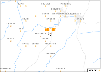 map of Somba