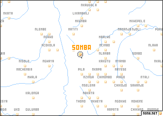 map of Somba