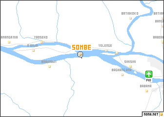 map of Sombe