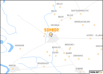 map of Sombor