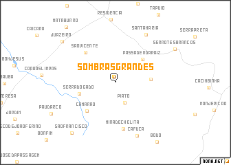 map of Sombras Grandes