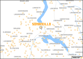 map of Sombreillo