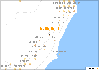 map of Sombrera