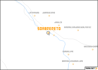 map of Sombrereto