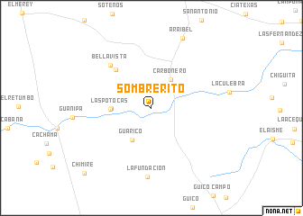 map of Sombrerito