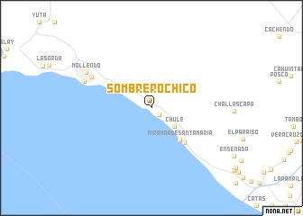 map of Sombrero Chico