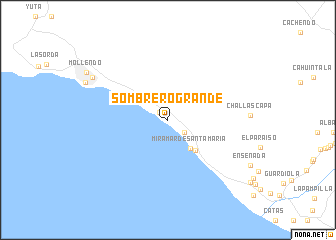 map of Sombrero Grande