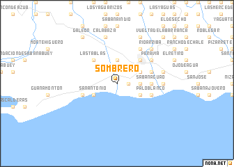 map of Sombrero