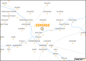 map of Somdadé