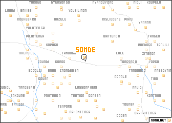 map of Somdé