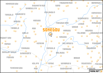map of Somédou