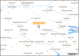 map of Somerby