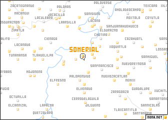 map of Somerial