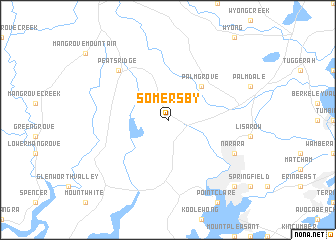 map of Somersby