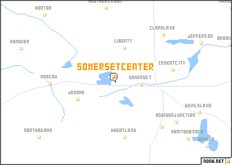 map of Somerset Center