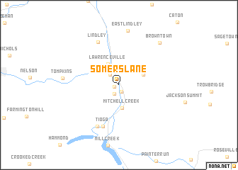 map of Somers Lane