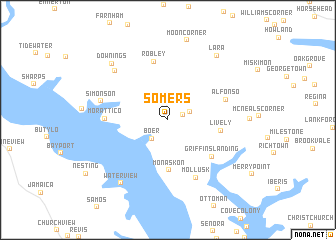 map of Somers