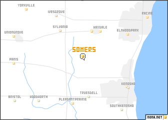 map of Somers