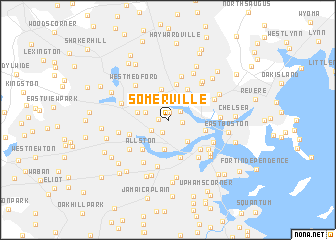 map of Somerville