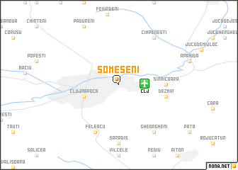 map of Someşeni