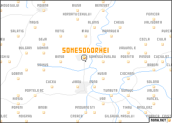 map of Someş-Odorhei