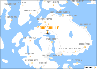 map of Somesville