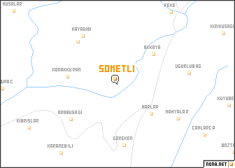 map of Sömetli