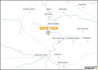 map of Someydeh