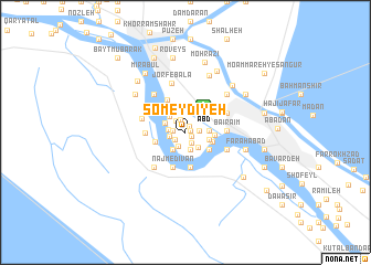 map of Şomeydīyeh