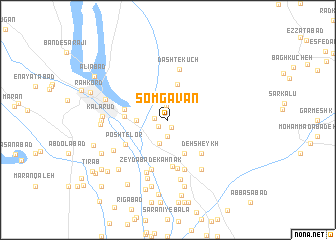 map of S̄om Gāvān