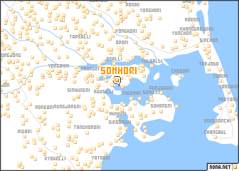 map of Sŏmho-ri