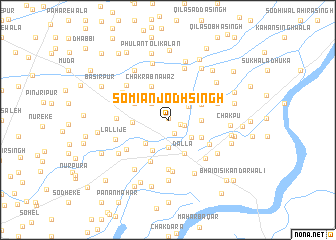 map of Somiān Jodh Singh