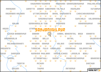 map of Somjāni Idilpur