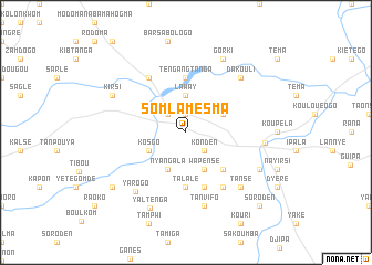 map of Somlamèsma