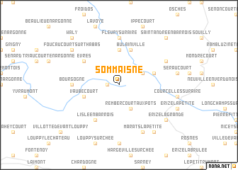 map of Sommaisne