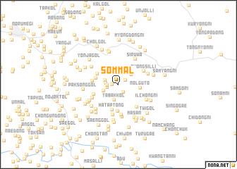 map of Sŏm-mal