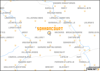 map of Sommancourt