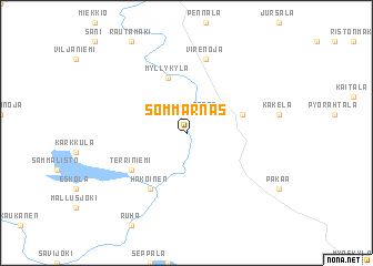 map of Sommarnäs