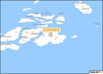 map of Sommarö