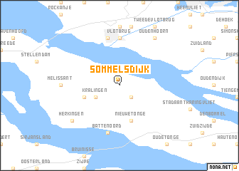 map of Sommelsdijk