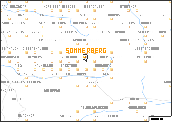 map of Sommerberg