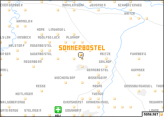 map of Sommerbostel