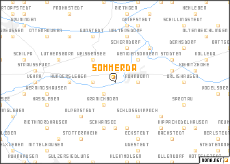 map of Sömmerda