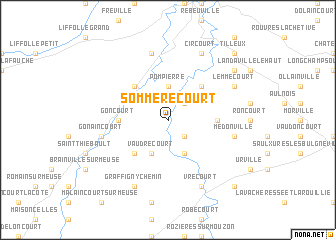 map of Sommerécourt