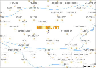 map of Sommerlyst