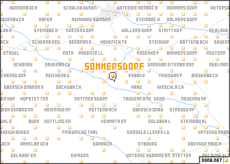 map of Sommersdorf