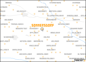 map of Sommersdorf