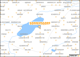 map of Sommersdorf