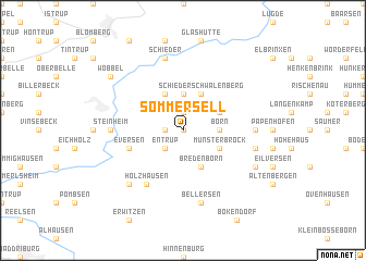 map of Sommersell